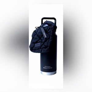 Sephora Portable Water Bottle + Micro-Pouch NIB 🖤